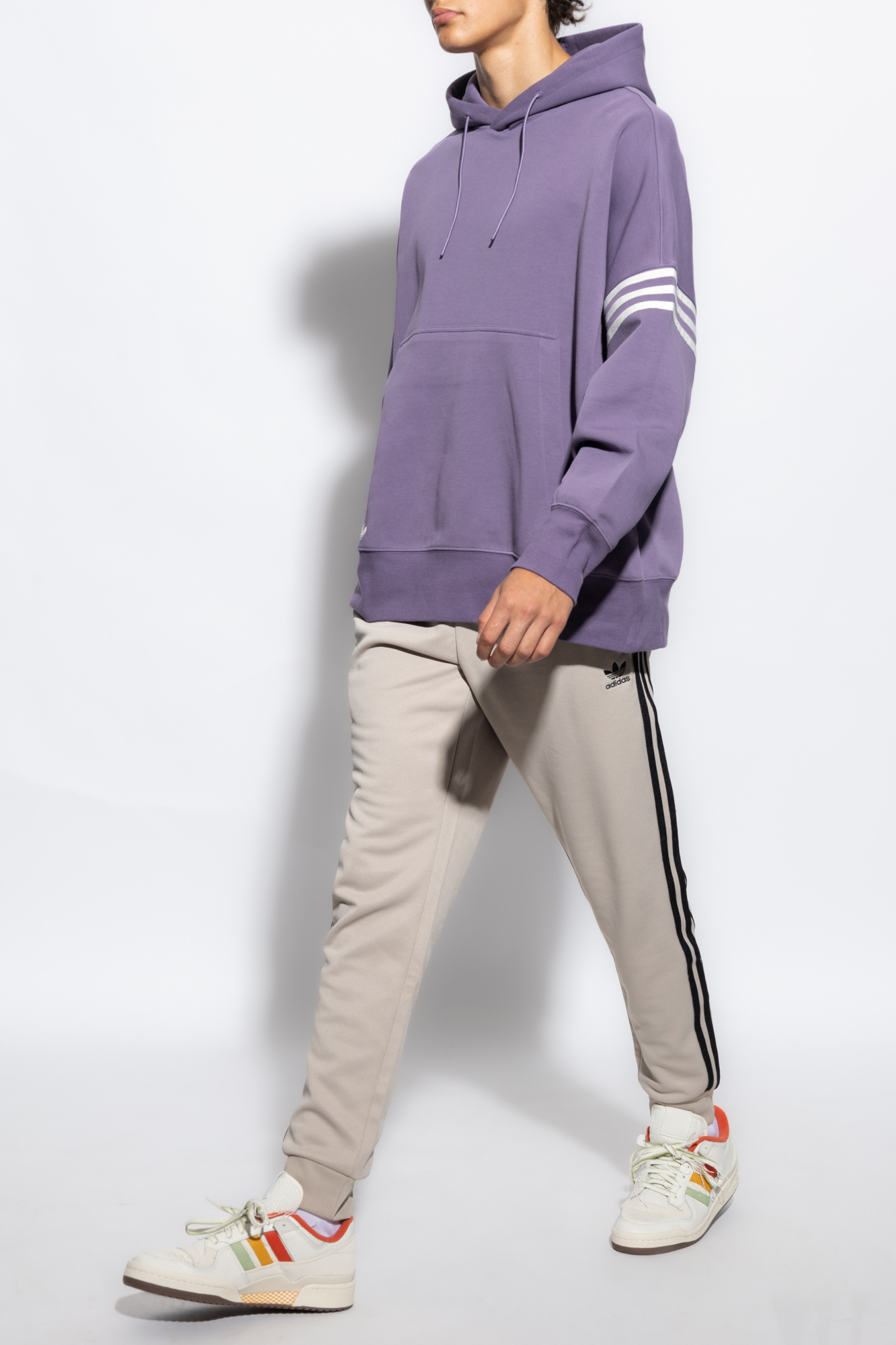 adidas 2018 website legit free music software SchaferandweinerShops Japan Purple Sweatshirt with logo ADIDAS Originals